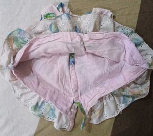 Baby Girl Pink Frock Cum Top