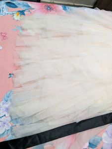 Elegant Black &amp; Ivory Tulle Frock