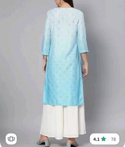 Elegant Blue Ombre Kurta