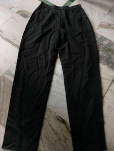 Black Wide Leg Trousers