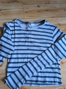 Striped Long Sleeve Top