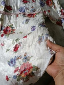 Vintage Floral Print Button-Up Shirt