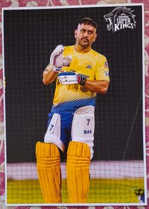 MS DHONI WALL POSTERS . 4PCS