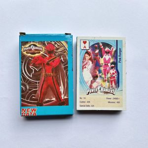 90s Collectible Power Ranger Trading Playing Cards