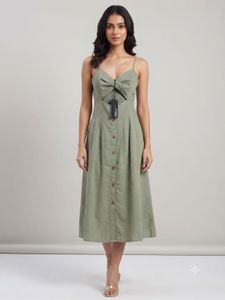 Roadster Button-Front Midi Dress