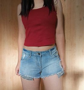 dollhouse denim shorts