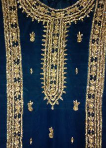 Heavy Teal Kurta lehenga Set