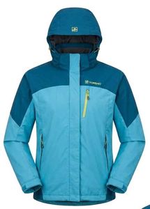 TOREAD Blue Hooded Winter trekking Jacket