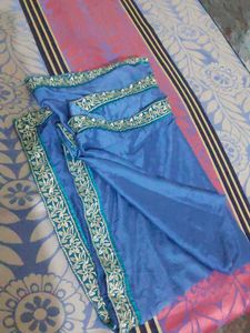 teal colour used duppata
