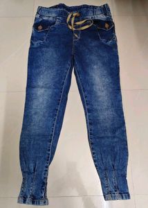 Blue Denim Jogger Jeans