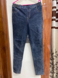 Stylish Dark Wash Denim Jeans