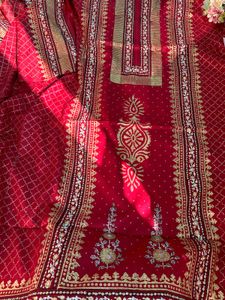 Pure Cotton Silk, Handblock Printed Suit