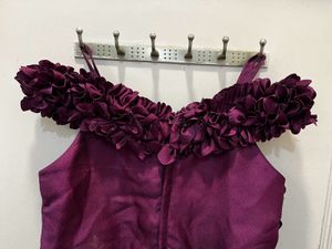 Elegant Off-Shoulder Burgundy Dress