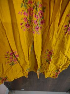 Yellow Embroidered Dress