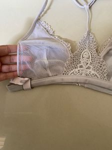 Lace Bra with Front Clasp