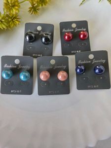 5 colourful pop earrings
