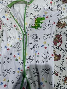 Dino Print Baby Onesie rompers sleepware