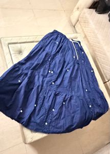 mirror work skirt for ethnic wear