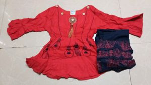 Kids Top and Plazzo