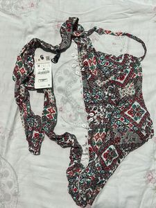 Zara Printed Jumpsuit - New with Tags