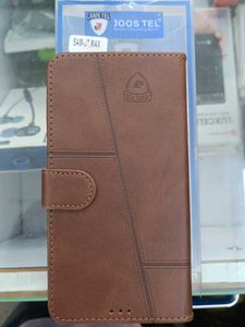Brown Leather Flip Case for Samsung J7 Max