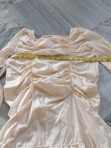 Chic Ruched Square Neck Top