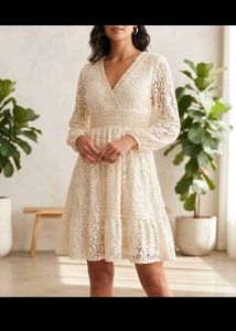 Elegant Lace Mini Dress NEW