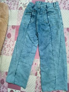 denim Wide Leg Jeans