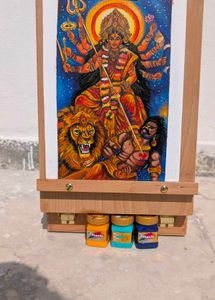 Handmade Goddess Durga Painting
