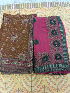 Embroidered Silk Sarees