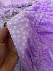 🎀Lavender Mesh Top.SIZE-28-34