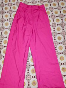 Hot Pink Wide Leg Trousers