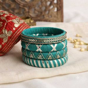 Set of 4 Teal Bangles💙