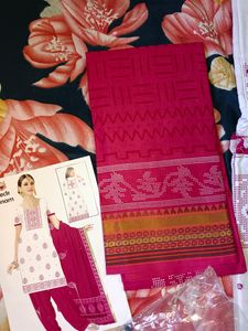 New Pure Cotton Unstitched Dress Material 🌸🌸