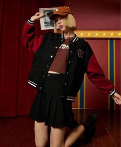 Varsity Style Bomber Jacket