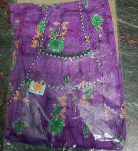 Purple Floral Nightgown