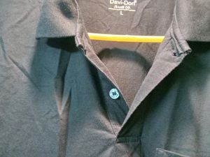 Solid Black Polo M