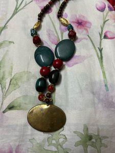 Boho Beaded Statement Necklace