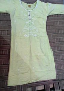 # for beautiful girls  Embroidered Kurta