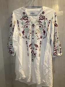 Embroidered Cotton Kurta