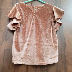 Cute Velvet Top