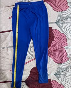 Vibrant Green Printed Kurta &amp; Blue Leggings