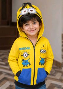 Minions Themed Yellow Hoodie