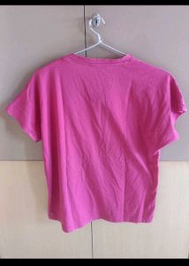 Pink Star Printed T-Shirt
