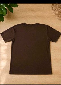 Oversized Brown “OVER THINKING” Graphic T-Shirt