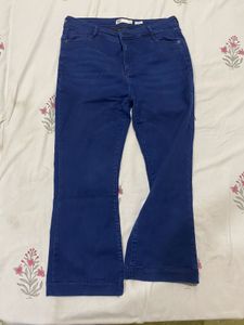 Blue Flared Jeans