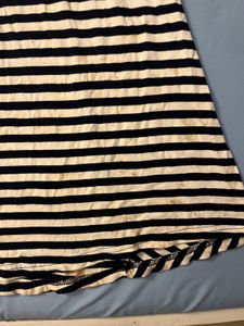 Chic Striped Mini Dress
