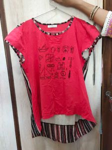 Red colour top