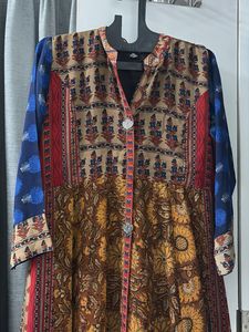 Vibrant Bohemian Printed Long Kurta