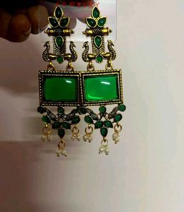 Beautiful Oxidised Gold Designer Earrings Combo